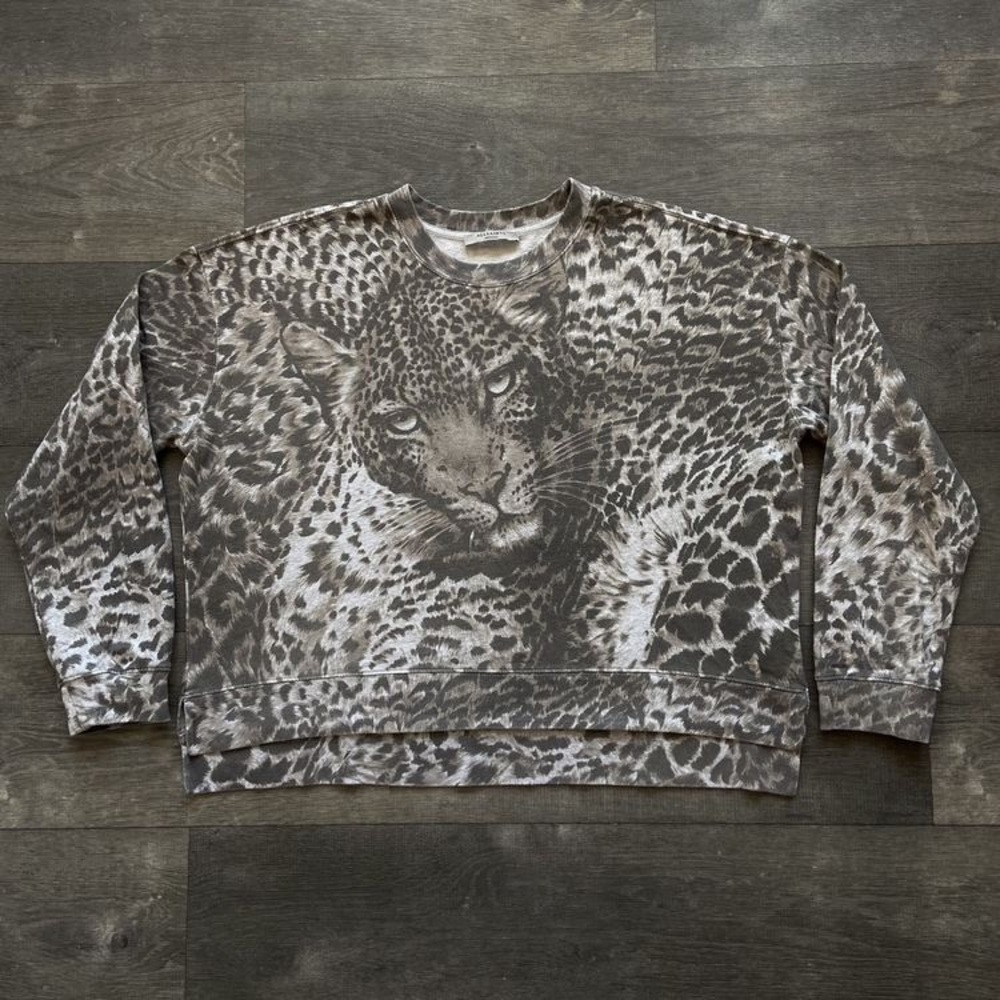 All Saints Sweat Leopard Shirt